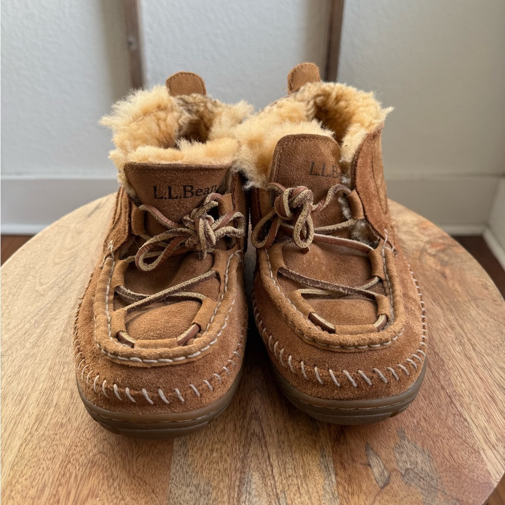 L.L. Bean Wicked Good Lodge Chukkas in Chesnut Suede Women’s sz: 7 - Picture 6 of 11